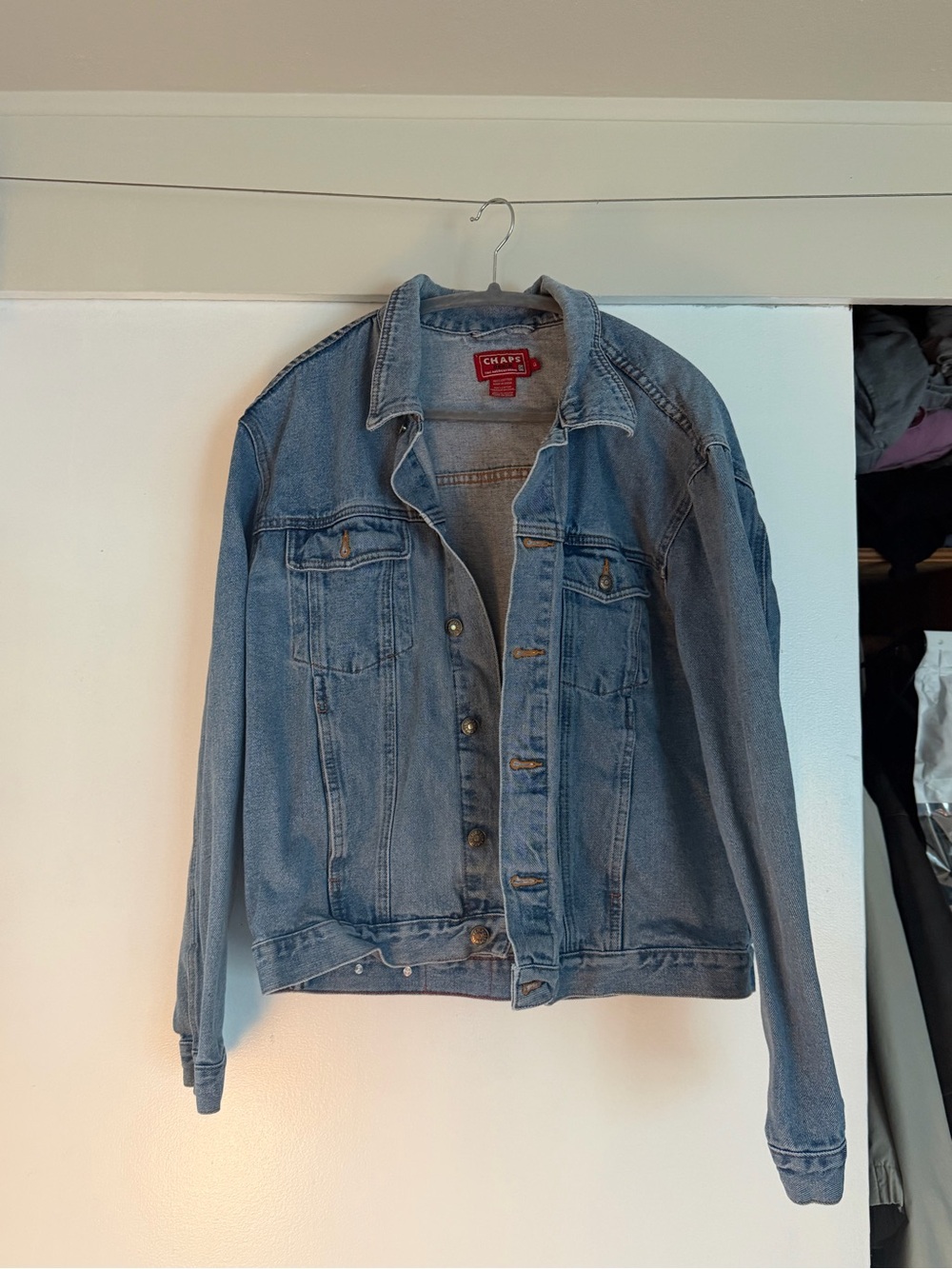 Chaps Large Jean Jacket